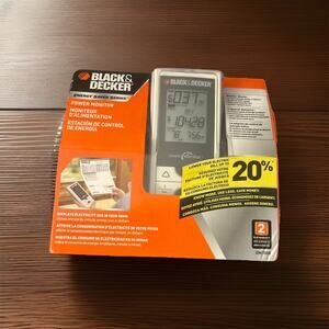 Black & Decker EM100B Energy Saver Series Power Monitor LCD Display New In Box